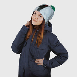 Шапка с помпоном The Witcher, цвет: 3D-зеленый — фото 2