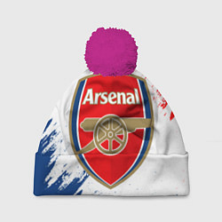 Шапка с помпоном ARSENAL, цвет: 3D-малиновый