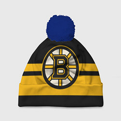 Шапка с помпоном BOSTON BRUINS NHL, цвет: 3D-тёмно-синий