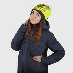 Шапка с помпоном Siren Head, цвет: 3D-белый — фото 2