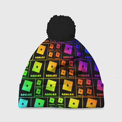 Шапка с помпоном ROBLOX, цвет: 3D-черный