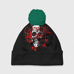 Шапка с помпоном Cannibal Corpse, цвет: 3D-зеленый