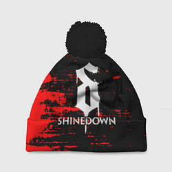 Шапка с помпоном Shinedown, цвет: 3D-черный