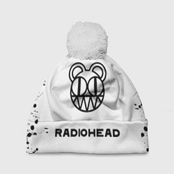 Шапка с помпоном Radiohead, цвет: 3D-белый