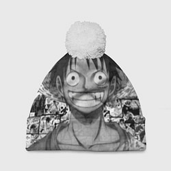 Шапка c помпоном Луфи улыбается one piece