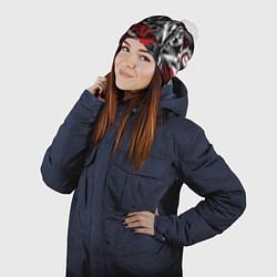 Шапка с помпоном Оружейный барон, цвет: 3D-белый — фото 2