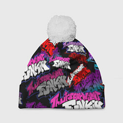 Шапка с помпоном Friday Night Funkin FNF, цвет: 3D-белый