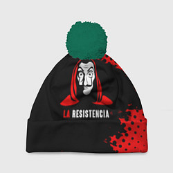 Шапка c помпоном La Casa de Papel La Resistencia