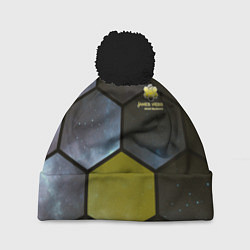 Шапка с помпоном JWST space cell theme, цвет: 3D-черный