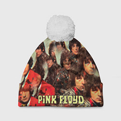 Шапка с помпоном The Piper at the Gates of Dawn - Pink Floyd, цвет: 3D-белый
