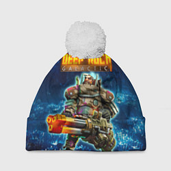 Шапка с помпоном Deep Rock Galactic Gunner, цвет: 3D-белый