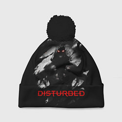 Шапка c помпоном DISTURBED THE GUY ЛИЦО ДЕМОНА