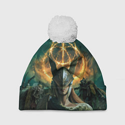 Шапка с помпоном ELDEN RING FEARLESS, цвет: 3D-белый