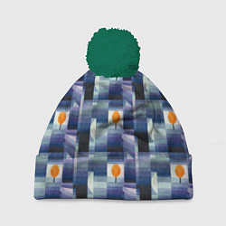 Шапка с помпоном Предвестник осени Пауль Клее, 1922, цвет: 3D-зеленый