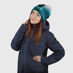 Шапка с помпоном Биошoк, цвет: 3D-белый — фото 2