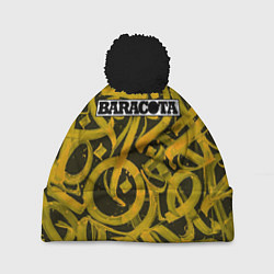 Шапка с помпоном Calligraphic Baracota, цвет: 3D-черный