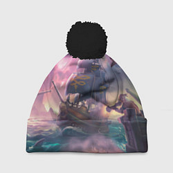 Шапка с помпоном Магия Sea of Thieves, цвет: 3D-черный