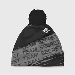 Шапка с помпоном Форма Team Secret, цвет: 3D-черный