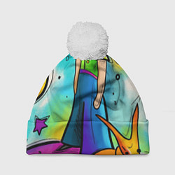 Шапка с помпоном Le Petit Prince, цвет: 3D-белый