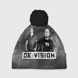 Шапка с помпоном Devision - a band from germany, цвет: 3D-черный