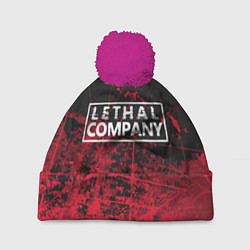 Шапка с помпоном Lethal Company: Red Trail, цвет: 3D-малиновый