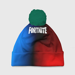 Шапка с помпоном Fortnite game gradient, цвет: 3D-зеленый