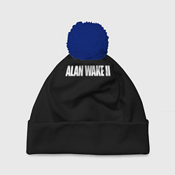 Шапка c помпоном Alan Wake 2 logo game