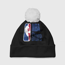 Шапка с помпоном NBA store, цвет: 3D-белый