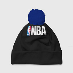 Шапка с помпоном NBA logo sport, цвет: 3D-тёмно-синий