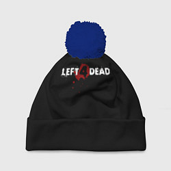 Шапка с помпоном Left 4 Dead logo, цвет: 3D-тёмно-синий