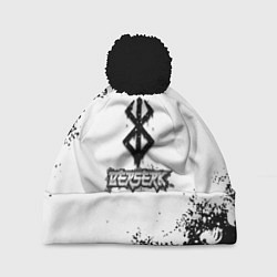 Шапка с помпоном Хвост феи x Берсерк, цвет: 3D-черный