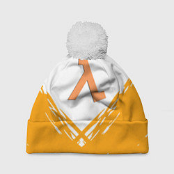 Шапка c помпоном Half life текстура