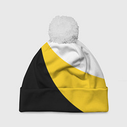 Шапка с помпоном Сокрушу пред ним врагов его большая Ника 2, цвет: 3D-белый