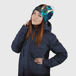 Шапка с помпоном Годжо Сатору в виде ковбоя, цвет: 3D-белый — фото 2