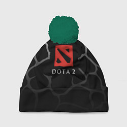 Шапка с помпоном DOTA2 земля, цвет: 3D-зеленый