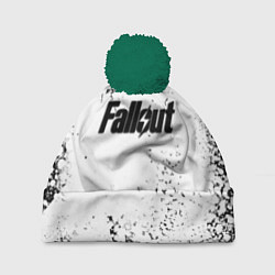 Шапка с помпоном Fallout game краски, цвет: 3D-зеленый