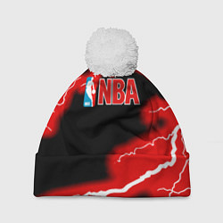 Шапка c помпоном NBA шторм
