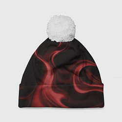 Шапка с помпоном Color red, цвет: 3D-белый