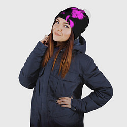 Шапка с помпоном Лазарь: Элейна, цвет: 3D-белый — фото 2