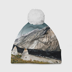 Шапка с помпоном Фардык-Кешене, цвет: 3D-белый