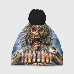 Шапка с помпоном Iron Maiden: Maidenfc, цвет: 3D-черный