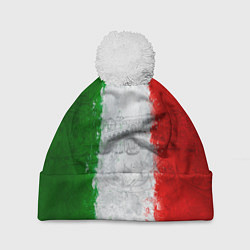 Шапка с помпоном Italian, цвет: 3D-белый
