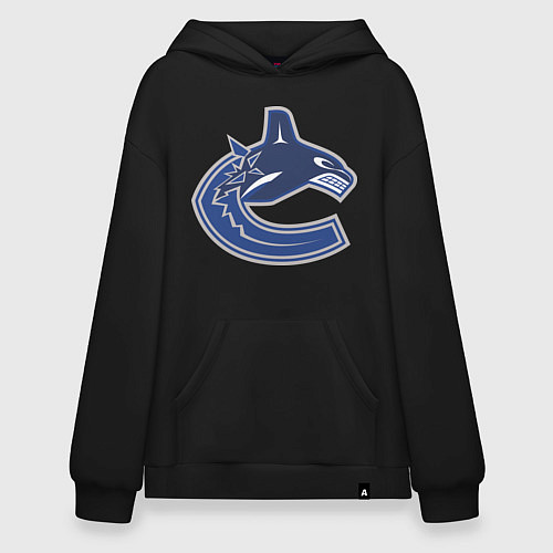 Худи оверсайз Vancouver Canucks / Черный – фото 1