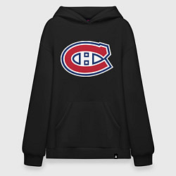 Толстовка-худи оверсайз Montreal Canadiens, цвет: черный