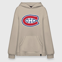 Толстовка-худи оверсайз Montreal Canadiens, цвет: миндальный