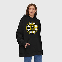Толстовка-худи оверсайз Boston Bruins, цвет: черный — фото 2