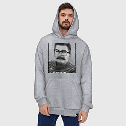 Толстовка-худи оверсайз Stalin: Style in, цвет: меланж — фото 2