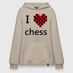 Худи оверсайз I love chess