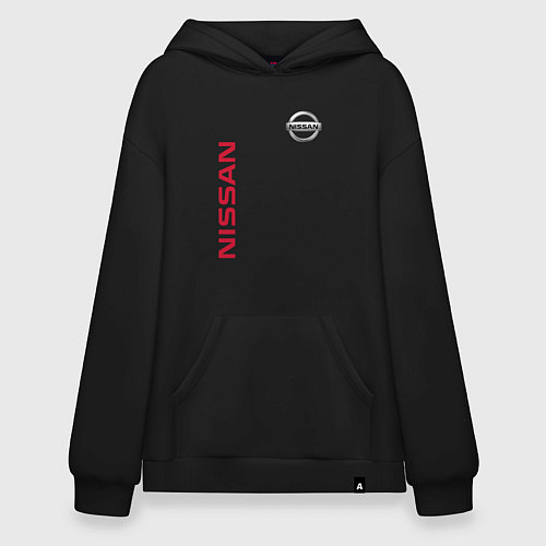 Худи оверсайз Nissan Style / Черный – фото 1