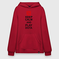 Худи оверсайз Keep Calm & Play Dota